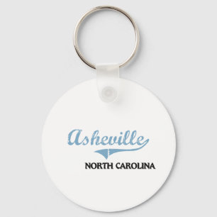 Porte-clés Classique de ville d'Asheville la Caroline du Nord