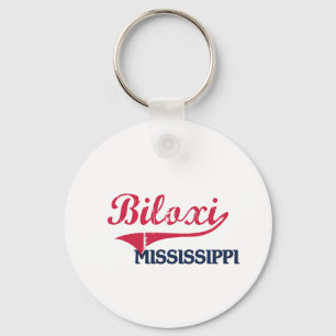 Porte-clés Classique de ville de Biloxi Mississippi