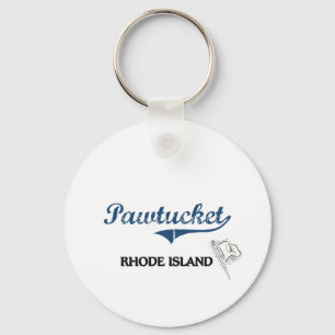 Porte-clés Classique de ville de Pawtucket Île de Rhode
