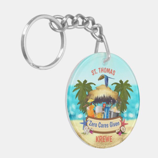 Porte-clés Classique du Beach Tiki Bar (Devant gauche)