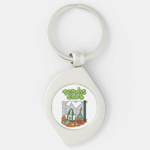 Porte-clés Classique du Club de Tennis Graphique Sportif – Ve