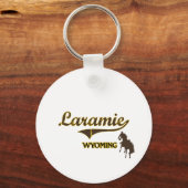 Porte-clés Classique Laramie Wyoming City (Recto)