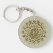 Porte-clés Classique Mandala Inde Style 4 (Devant)