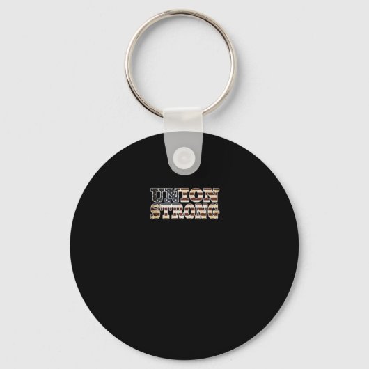 Porte-clés Classique Union Solide Et Solidarité (Recto)
