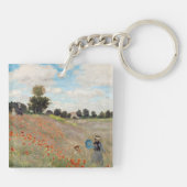 Porte-clés Claude Monet - Champ de coquelicots (Dos)