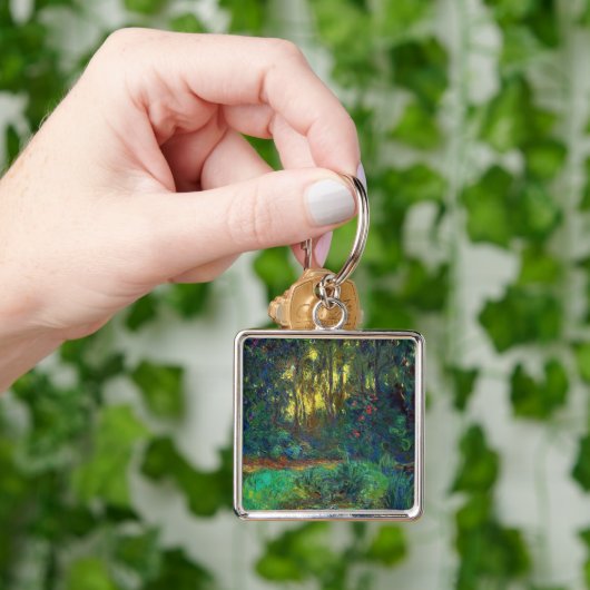 Porte-clés Claude Monet - Coin d'un étang avec des Nénuphars (main)