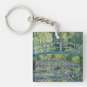 Porte-clés Claude Monet - Eau Lily étang, Harmonie verte