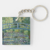 Porte-clés Claude Monet - Eau Lily étang, Harmonie verte (Dos)