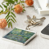 Porte-clés Claude Monet - Eau Lily étang, Harmonie verte (Côté)