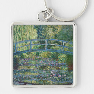 Porte-clés Claude Monet - Eau Lily étang, Harmonie verte