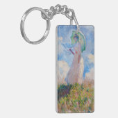 Porte-clés Claude Monet - Femme avec Parasol face à gauche (Devant gauche)