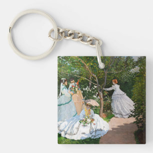 Porte-clés Claude Monet - Femmes au jardin