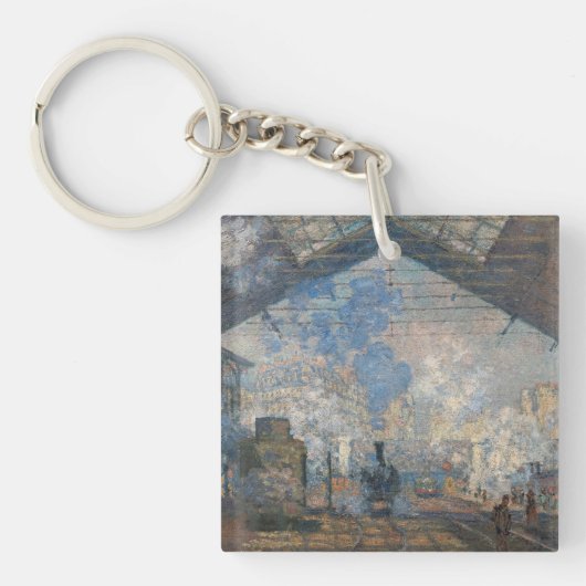 Porte-clés Claude Monet - Gare Saint-Lazare Vue extérieure (Devant)