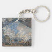 Porte-clés Claude Monet - Gare Saint-Lazare Vue extérieure (Dos)
