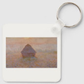 Porte-clés Claude Monet Grainstack, Sun in the Mist (1891) (Dos)
