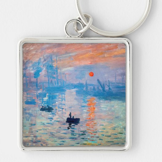 Porte-clés Claude Monet - Impression, soleil levant (Devant)