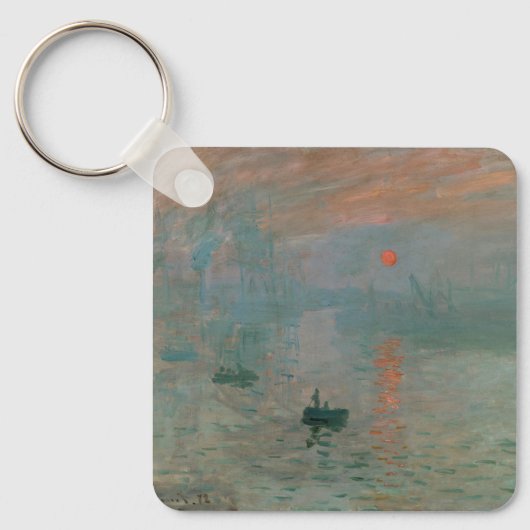 Porte-clés Claude Monet Impression Soleil levant (soleil leva (Recto)