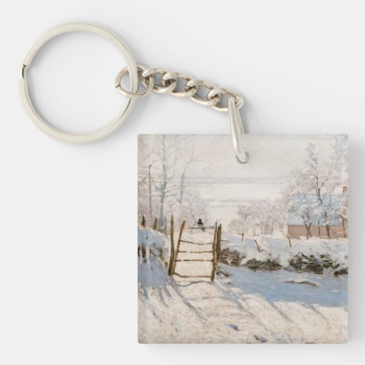 Porte-clés Claude Monet - La Pie (Devant)
