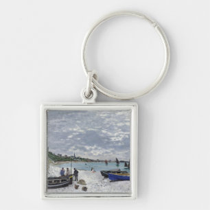 Porte-clés Claude Monet la plage chez Sainte-Adresse