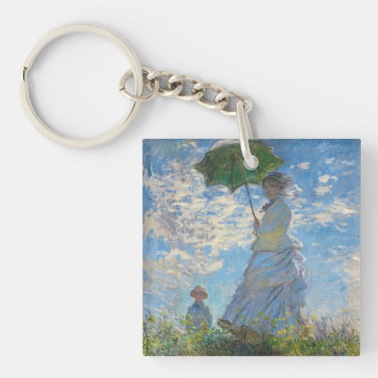 Porte-clés Claude Monet - La Promenade, Femme avec un Parasol (Devant)