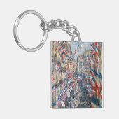 Porte-clés Claude Monet - La Rue Montorgueil - Paris (Devant gauche)