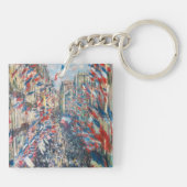 Porte-clés Claude Monet - La Rue Montorgueil - Paris (Dos)