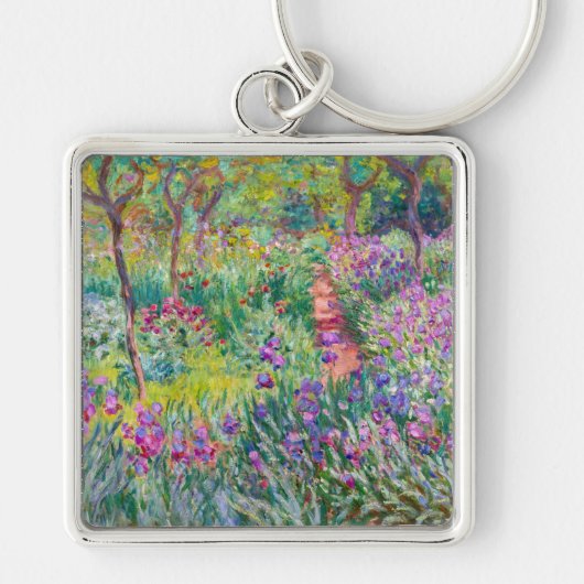Porte-clés Claude Monet - Le jardin d'Iris à Giverny (Devant)