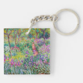Porte-clés Claude Monet - Le jardin d'Iris à Giverny (Dos)