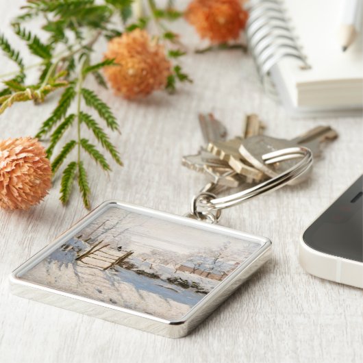 Porte-clés Claude Monet - Le Magpie (Côté)