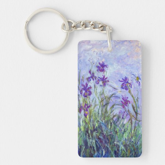 Porte-clés Claude Monet - Lilac Irises / Iris Mauves (Devant)