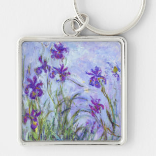 Porte-clés Claude Monet - Lilac Irises / Iris Mauves