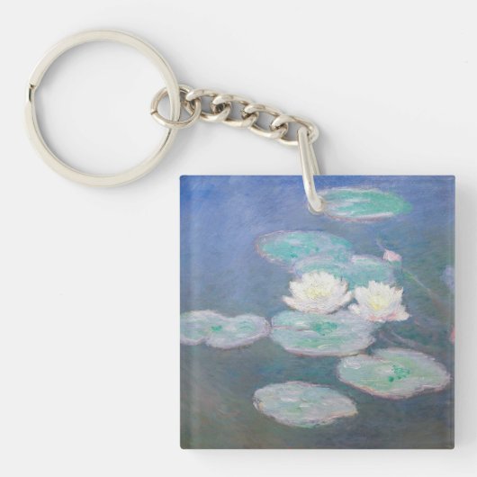 Porte-clés Claude Monet - Lys à eau, effet du soir (Devant)
