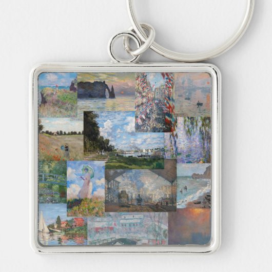 Porte-clés Claude Monet - Patchwork de chefs-d'oeuvre (Devant)