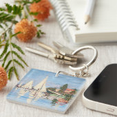 Porte-clés Claude Monet - Regattas à Argenteuil (Devant Droit)