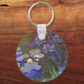 Porte-clés Claude Monet Water Lilies et Agapanthus (Recto)