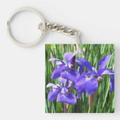 Porte-clés Clavier Acrylique Purple Irises (Devant)