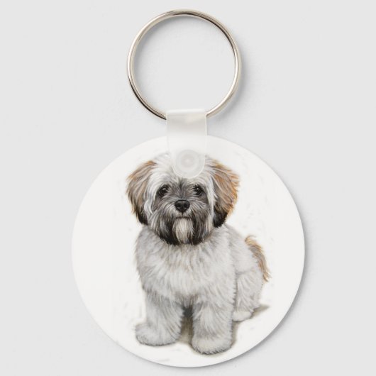 Porte-clés Clavier apso Lhasa (Recto)