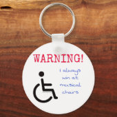 Porte-clés Clavier - chaises musicales (Recto)