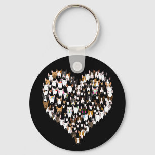 Porte-clés Clavier Coeur d'Amour Bully