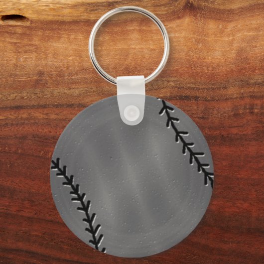 Porte-clés Clavier de baseball Faux Pewter (Recto)