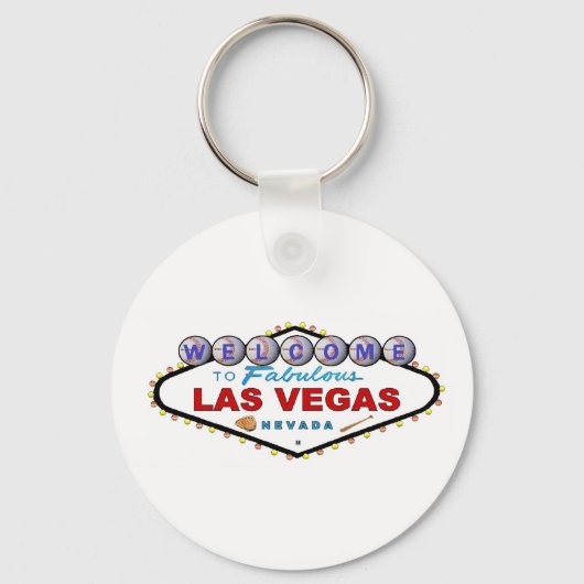 Porte-clés Clavier de baseball Las Vegas (Recto)