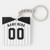 Porte-clés Clavier de baseball Softball Jersey (Dos)