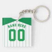 Porte-clés Clavier de baseball Softball Jersey (Dos)