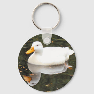 Porte-clés Clavier de canard blanc
