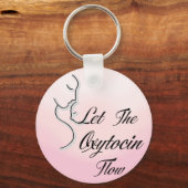 Porte-clés Clavier de citation d'allaitement inspiré (Recto)