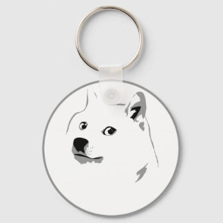 Porte-clés Clavier de dogecoin minimaliste
