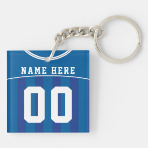 Porte-clés Clavier de Jersey de Football Personnalisable, Foo