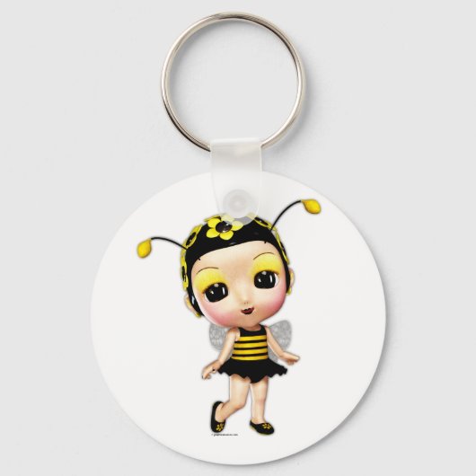 Porte-clés Clavier de la petite mademoiselle Lady Bumblebee (Recto)
