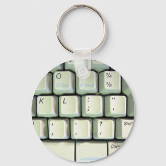 Porte-clés Clavier de machine à écrire