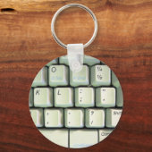 Porte-clés Clavier de machine à écrire (Recto)